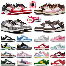 Designer platform Black Toe Casual Shoes sneakers Panda Black White Cement Classic Green Triple Pink University Red Trainers Jogging Walking flat low Men & Women 36-45