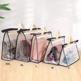 Handbag Storage Organizer Dust Bags for Purses Handbags Closet Clear Purse Protector Storage Bag Dust Cover Closet Bag Organizer