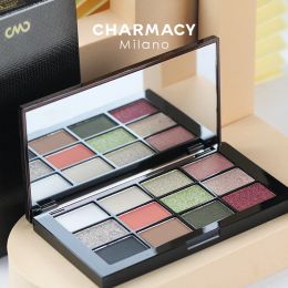 Eyeliner Chary Colourful Easy to Wear Eyeshadow Palette Glitter Shiny Pigment Palette Makeup Metallic Nude Matte Eyeshdow Cosmetic