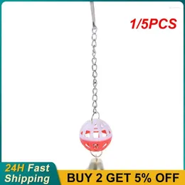 Other Bird Supplies 1/5PCS Cute Toy Environmentally Friendly Pet Hanging Bell Ball With Cage