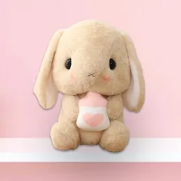 Pillow Silk Body Pillowcase For Skin H Toy Long Ears Rabbits Radish Little White Doll Big Cute Cloth