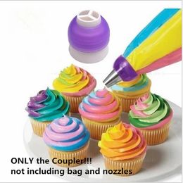 Cake Tools 3 Color Icing Piping Bag Nozzle Converter Tri-color Cream Coupler Decorating For Cupcake Fondant Cookie