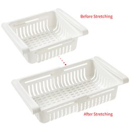 Fridge Organizer Storage Box Refrigerator Drawer Plastic Storage Container Shelf Fruit Egg Food Storage Box Kitchen Storage Tool