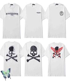 Skull Printed Mastermind World Tshirt Men Women Embroidery Mastermind Japan MMJ T Shirt G12305219624