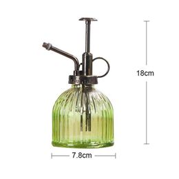 Vintage Hand-pressure Watering Sprayers Pumpkin Shape Plant Flower Water Sprayer Small Glass Spray Bottle Garden Supplies