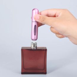 5/8ml Portable Mini Refillable Perfume Atomizer Aluminum Parfume Spray Bottle Empty Cosmetic Containers for Travel Tool