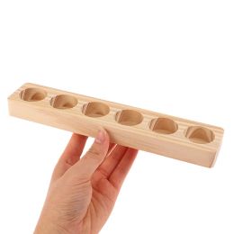 Essential Oil Wooden Display Stand 6/10Hole Essential Oil Storage Rack Smooth For DoTERRA Essential Oils Perfume Bottle Holder