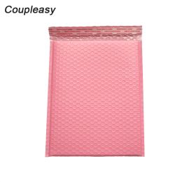 Mailers 30Pcs 8 Sizes Pink Plastic Bubble Envelope Clothes Packaging Courier Bag Waterproof Shipping Bags With Bubble Mailing Mailers
