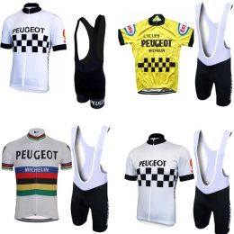 Sets 2021 New Team peugeot Cycling Jersey Customized Road Mountain Race Top max storm