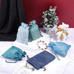 25 Pcs Burlap Packing Pouches with Drawstring Design Linen Burlap Pouches Gift Bags Small Candy Pouch Gunny Sack Bags