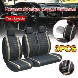 2+1 Van Seat Covers Protective Auto Seat For Nissan Primastar For VW Caddy IV For Citroen For Fiat Ducato For Vivaro For Master