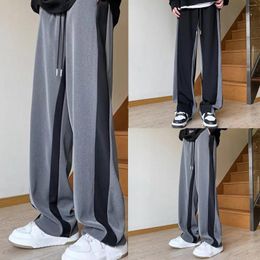 Men's Pants Premium Men In Summer Thin Pocket Draped Versatile Trendy Casual Straight Tube Loose Fitting Brand
