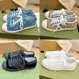 Designer Flat Shoes Men Women Canvas Shoes Classic Vintage Canvas Sneakers Platform Sneaker Print Letter Casual Shoes 35-45