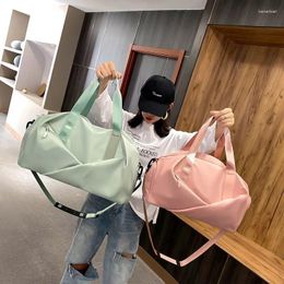 Storage Bags Fashion Fitness Travel Bag For Women Summer Nylon Waterproof Yoga Gym Sport Large Capacity Crossbody Handbag Sac