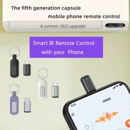 New Smart Infrared Remote Control Type C IR Blasters Phone APP Control suitable for IPhone 15 Smartphone IR Mini Adapter for TV