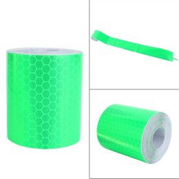 1m*5cm Car Truck Reflective Self-adhesive Safety Warning Tape Roll Film Sticker Truck School Bus Safety Sign Body Sticker