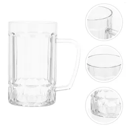 Wine Glasses Beer Mugs Large With Handle Pub Drinking Water Cups For Wedding Birthday Party 540ml