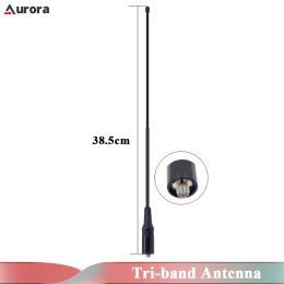 Tri-Band Walkie Talkie Antenna 220-260mhz 136-174mhz 400-520mhz SMA-F for Baofeng UV-5R III UV-21 UV-20 UV18 UV-17 UV-5RH Rt-470