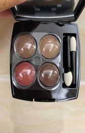 Brand C Makeup Eye shadow 4 Colors Matte Eyeshadow shadows palette with brush 2 styles1444310