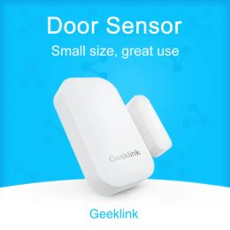 Control Geeklink Door Sensor Detect Windows Door open/Close Wifi 433mhz RF Remote Realtime Feedback to Thinker Control Via Ios Android