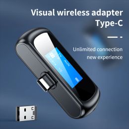 New Bluetooth 5.1 Transmitter Receiver 2 in 1 Audio Adapter USB C Compatible for Switch/ PS4/PS5/ PC /Android phone