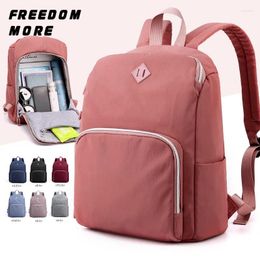 School Bags Lady Waterproof Nylon Backpack Large Capacity Theftproof Bagpack Korean Style Bag Travel