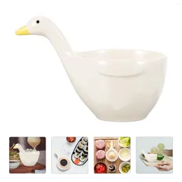 Bowls Small Bowl Ceramic Little Ducks Mini Shaped Dipping Ceramics Appetizers Serving Dish