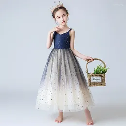 Casual Dresses Selling Girl'S Starry Sky Suspender Evening Dress For Parties In Summer