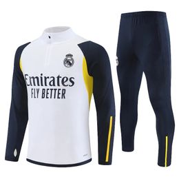 New 24/25 Real Madrids BELLINGHAM VINI JR Soccer Tracksuit Men And Kids 23 24 Football Tracksuit Training Suit Jogging Kit Chandal Futbol Survetement 522