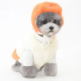 Dog Apparel Winter Cap Floral Pattern Lining Pet Headdress No Brim Bandage Design Cat Puppy Hat Decorative Soft Warm Beanie