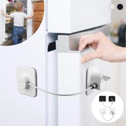 1PCS Baby Safety Refrigerator Locks With Keys or Coded Lock Infant Security Cabinet Locks Sliding Closet Door Locks