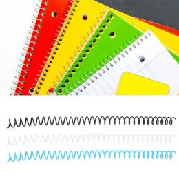 Whitening 20pcs Plastic 30hole Loose Leaf Binders Ring Binding Spines Combs Capacity for Diy Paper 30 Holes A4 Paper 26 Holes B5 Paper