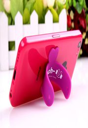 NEW Touch U Silicone Stand Holder cellphone holder Cell Phone Mounts For Iphone Smartphone Mini portable mobile phone support1372583