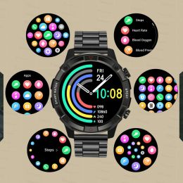 Smart Watch Men 2023 New 1.6" AMOLED Display Sport Watches 4G ROM Voice Calling Local Music Waterproof Men Smartwatch For Xiaomi