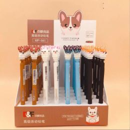Pencils 48 pcs/lot Creative Dog Mechanical Pencil Cute 0.5mm Black Ink Pen Writing Supplies Office School Stationery Gifts