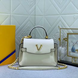 White Flip Luxury Designer Bags Crossbody Bag Single handle Leather Handbags Chain High Quality Cross Body Purses Classics Wallet Woman Shoulder Bags