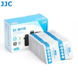 JJC 110Pcs Moist Cleaning Wipe Glasses Cleaner Pre-moistened Lens Cleaning Cloths for Camera Lens, Eyeglass, Smart Phone, Tablet