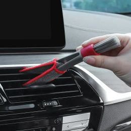 2 in 1 Car Cleaning Brush Air-Conditioner Outlet Wash Tool Multi-purpose Dust Accessories Interior Sponge Humedo Duster Kit