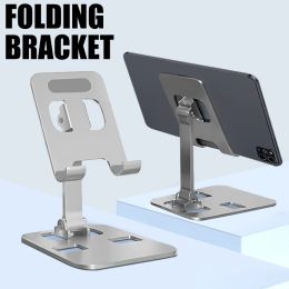 Universal All Tablet Holder Aluminium Alloy Portable For iPad Holder Tablet Stand Mount Adjustable Flexible Mobile Phone Stand