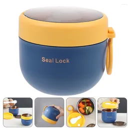 Dinnerware Stainless Steel Breakfast Cup Cereal Multi-use Milk Portable Soup Container Storage