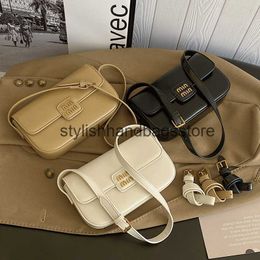Cross Body Fashionable Home Small Square Bag Simple and Versatile Single Shoulder Crossbody Womens H240403