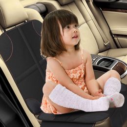 Baby Car Seat Protector Slip-Proof Wear-Resistant Back Seat Cover Mat with Organiser Pocket Child Safety Seat Universal Chair