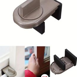 1/2PCS Sliding Sash Stopper Cabinet Locks Straps Doors Security Anti-theft Lock Sliding Sash Stopper Kids Safety Doors Lock