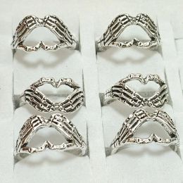 Wholesale 10Pcs Hug Love Silver Gold Plate Love Wedding Couples Rings