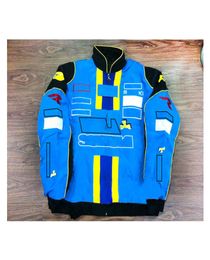 F1 racing suit longsleeved motorcycle jacket motorcycle team service auto repair winter cotton clothing embroidered warm jacke7212961