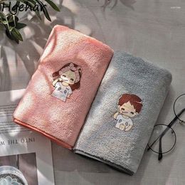 Towel Cartoon Soft Skin-friendly Face Towels Couple Household Water Absorbent Washcloth Wipe Hands Quick Drying Toallas Durable