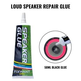 FIXWANT Speaker Glue Professional Adhesive for Loudspeaker Foam Side Dust Cap Repair 15/25/50ML Black / Yellow