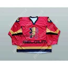 Gdsir Custom LEGRAND 20 BELGIUM RED HOCKEY JERSEY NEW Top Ed S-M-L-XL-XXL-3XL-4XL-5XL-6XL