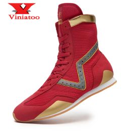 Shoes New Wrestling Shoes Men Big Size 3948 Anti Slip Boxing Shoes Men High Quality Walking Shoes Breathable Mesh Walking Sneakers