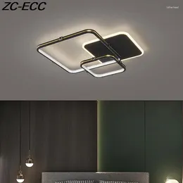 Ceiling Lights Simple Led Light For Bedroom Living Room Modern Square Chandeliers Kitchen Study Indoor Lamps Fixtures